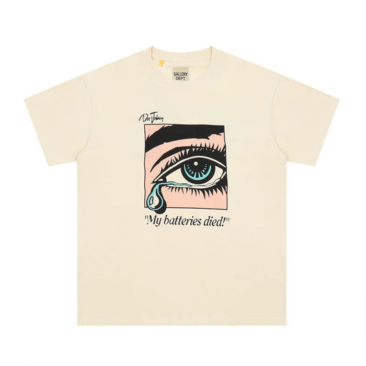 T-shirt BEIGE GALLERY DEPT 23SS DEAD BATTERIES
