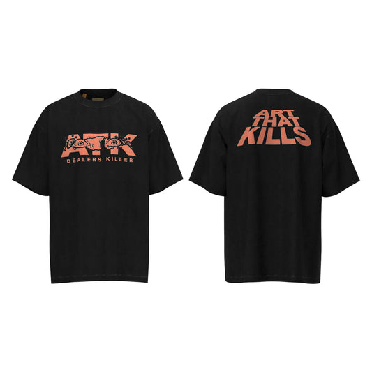 T SHIRT NOIR GALLERY DEPT