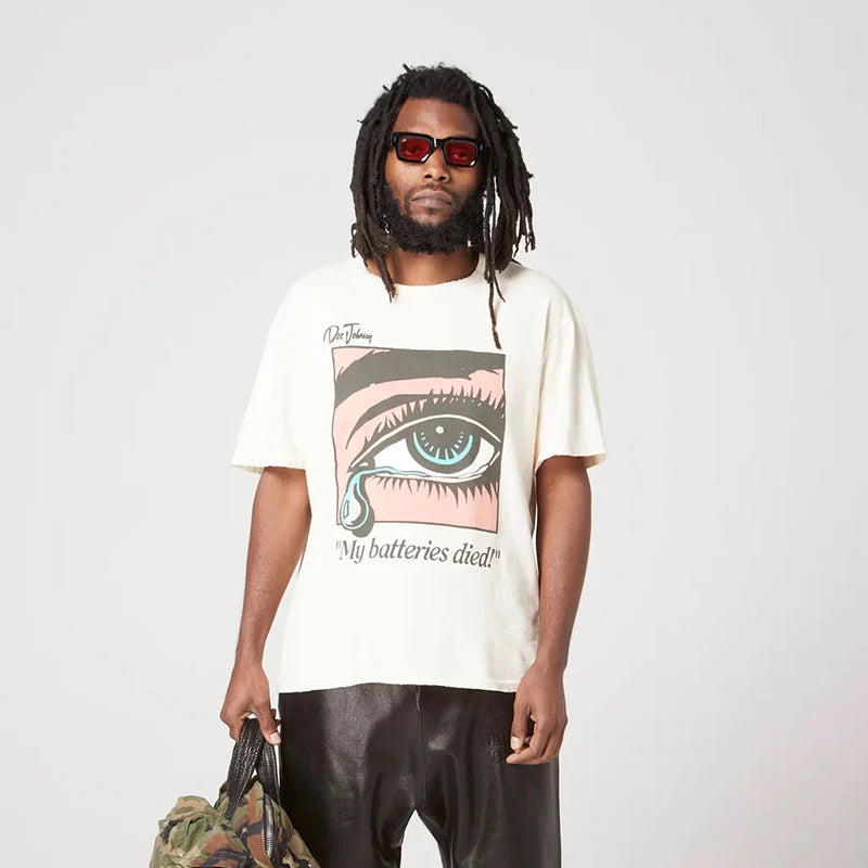 T-shirt BEIGE GALLERY DEPT 23SS DEAD BATTERIES