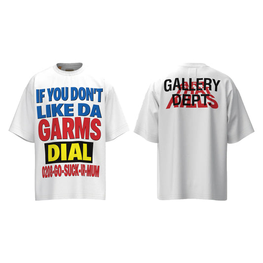 T SHIRT BLANC GALLERY DEPT