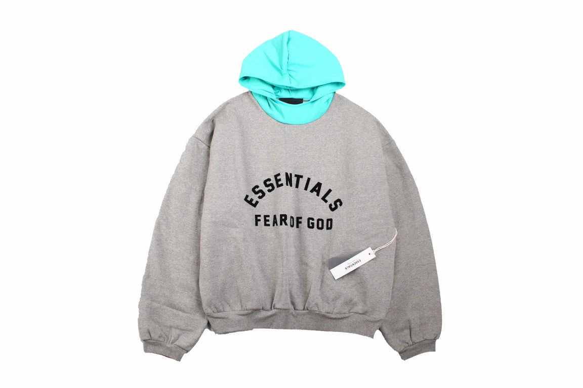 Sweat à capuche Fear of God Essentials - Gris