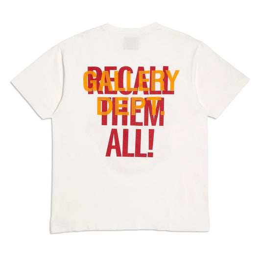 T-shirt BLANC GALLERY DEPY Big G-Ball