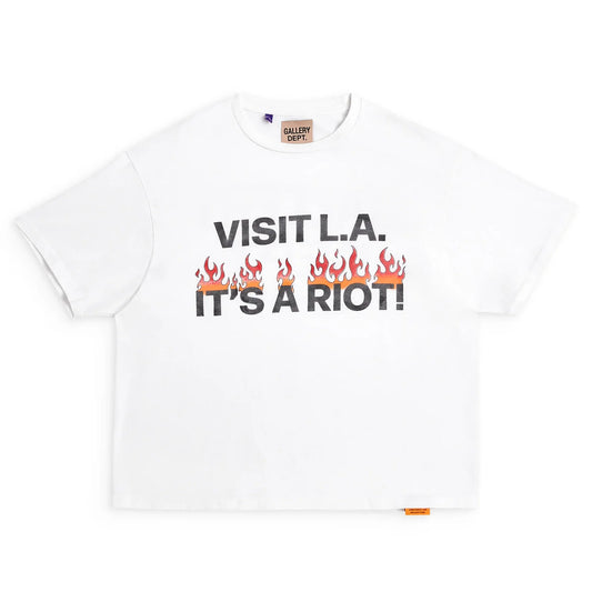 T-shirt BLANC DÉPARTEMENT GALERIE LA RIOT