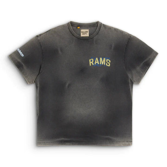 T-shirt DELAVE Gallery Dept. x LA Rams Sun Faded Black Tee
