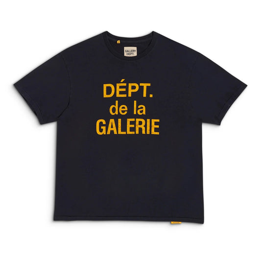 T-SHIRT NOIR DÉPARTEMENT GALERIE CLASSIQUE