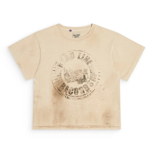 T SHIRT BEIGE GALLERY DEPT FLYING NEW VINTAGE RUSH