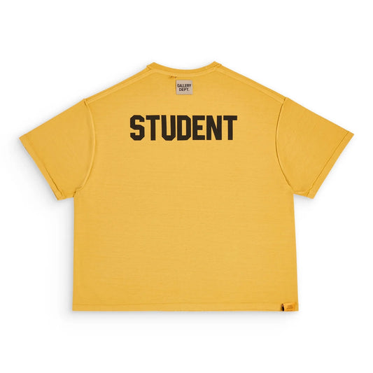 T SHIRT JAUNE GALLERY DEPT STUDENT COACH REVERSIBLE