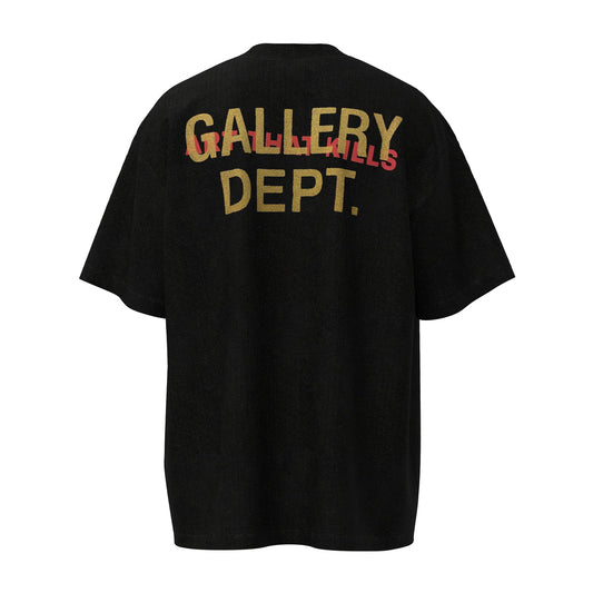 T-SHIRT NOIR DÉPARTEMENT GALERIE
