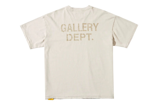 T-shirt BEIGE Gallery Dept Breaking News Tee