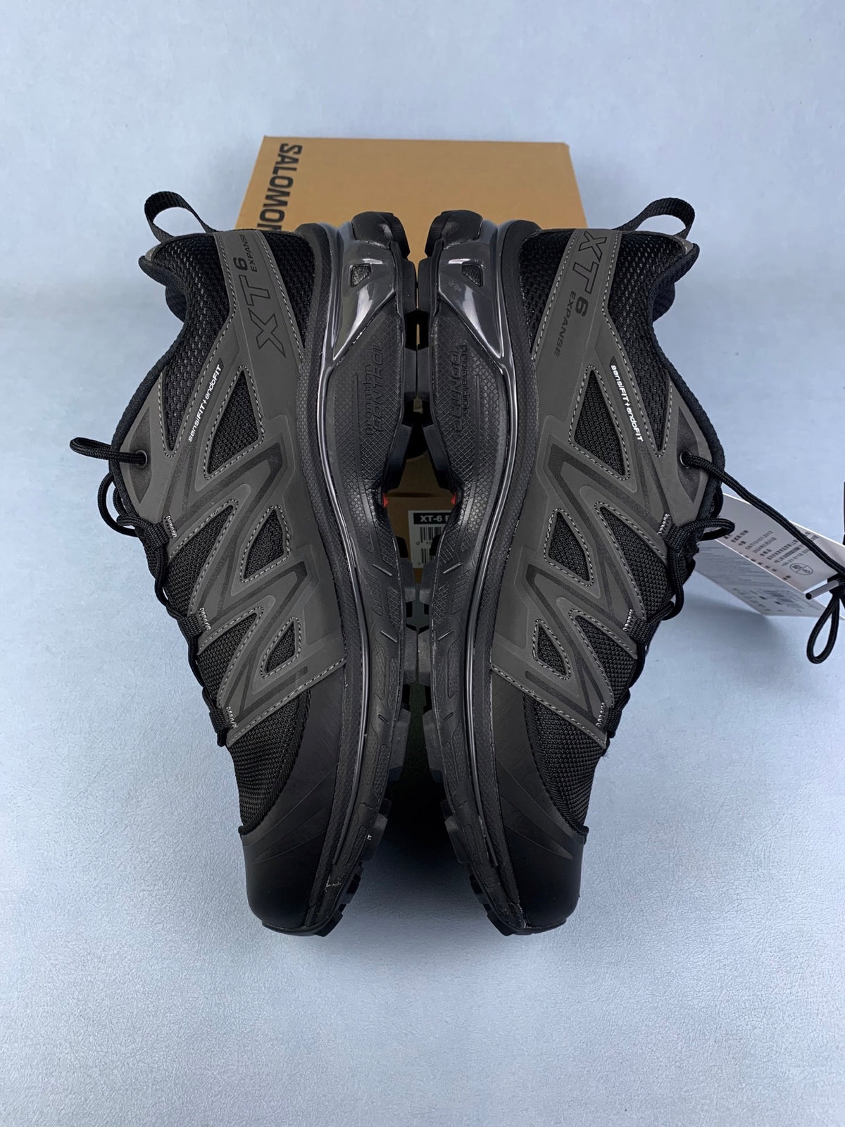 【god】萨洛蒙/salomon XT-6 Expanse系列户外越野登山跑鞋 全黑色 417413，3128v size：36-46.5