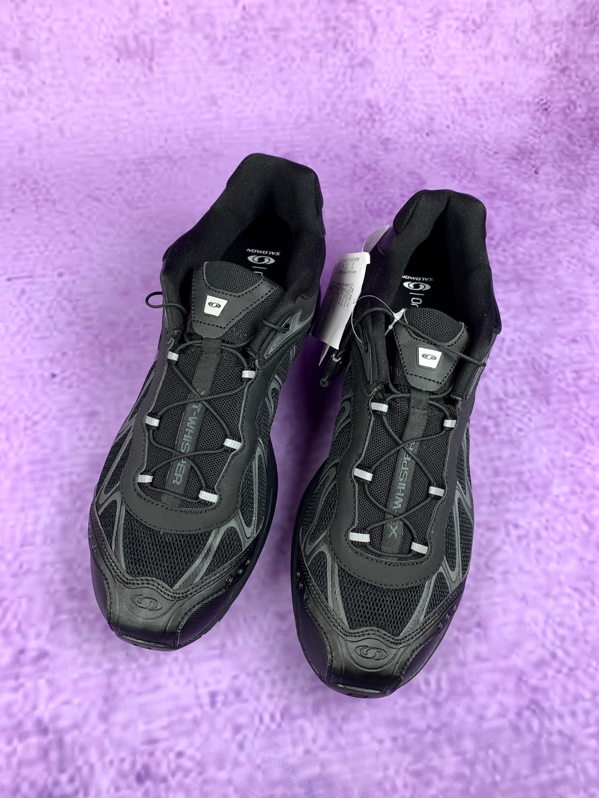 【god】萨洛蒙/salomon XT-Whisper 系列户外越野登山运动鞋，全黑色 477620，3428v size：36-46