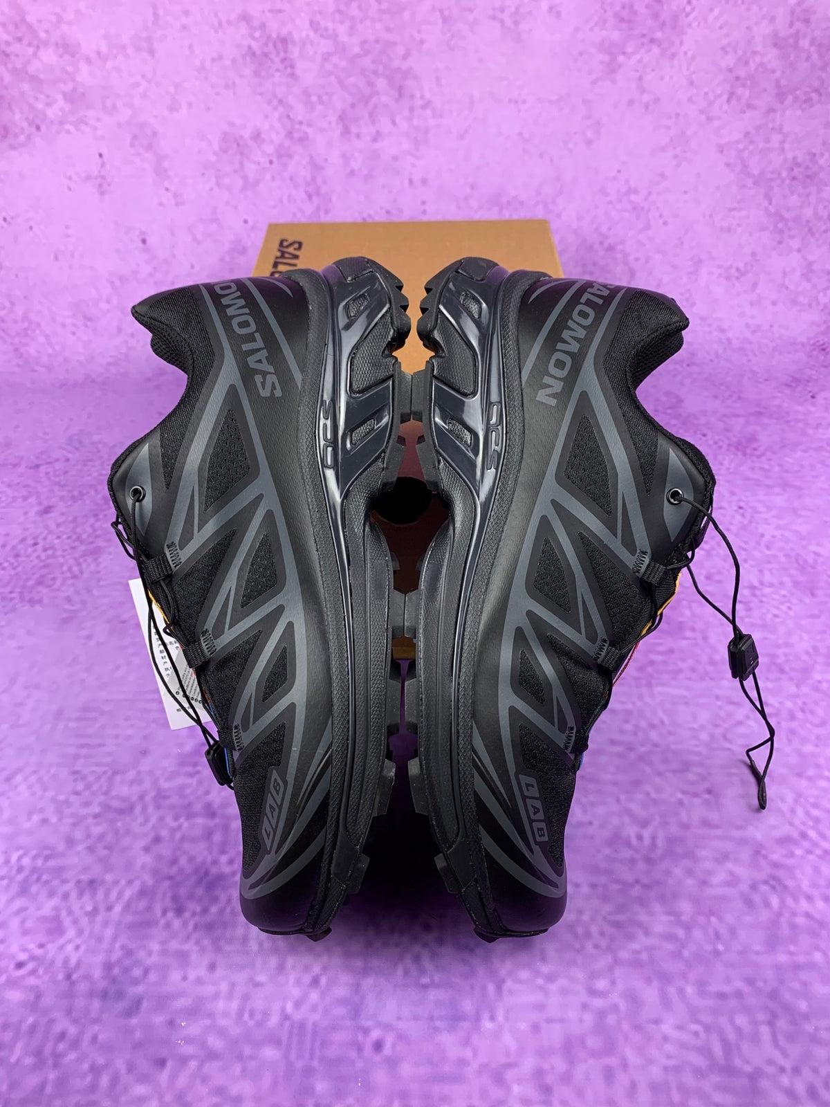 【god】萨洛蒙/salomon XT-6 系列户外越野登山跑鞋 'Triple Black' 黑彩虹 410866，3128v size：36 -46