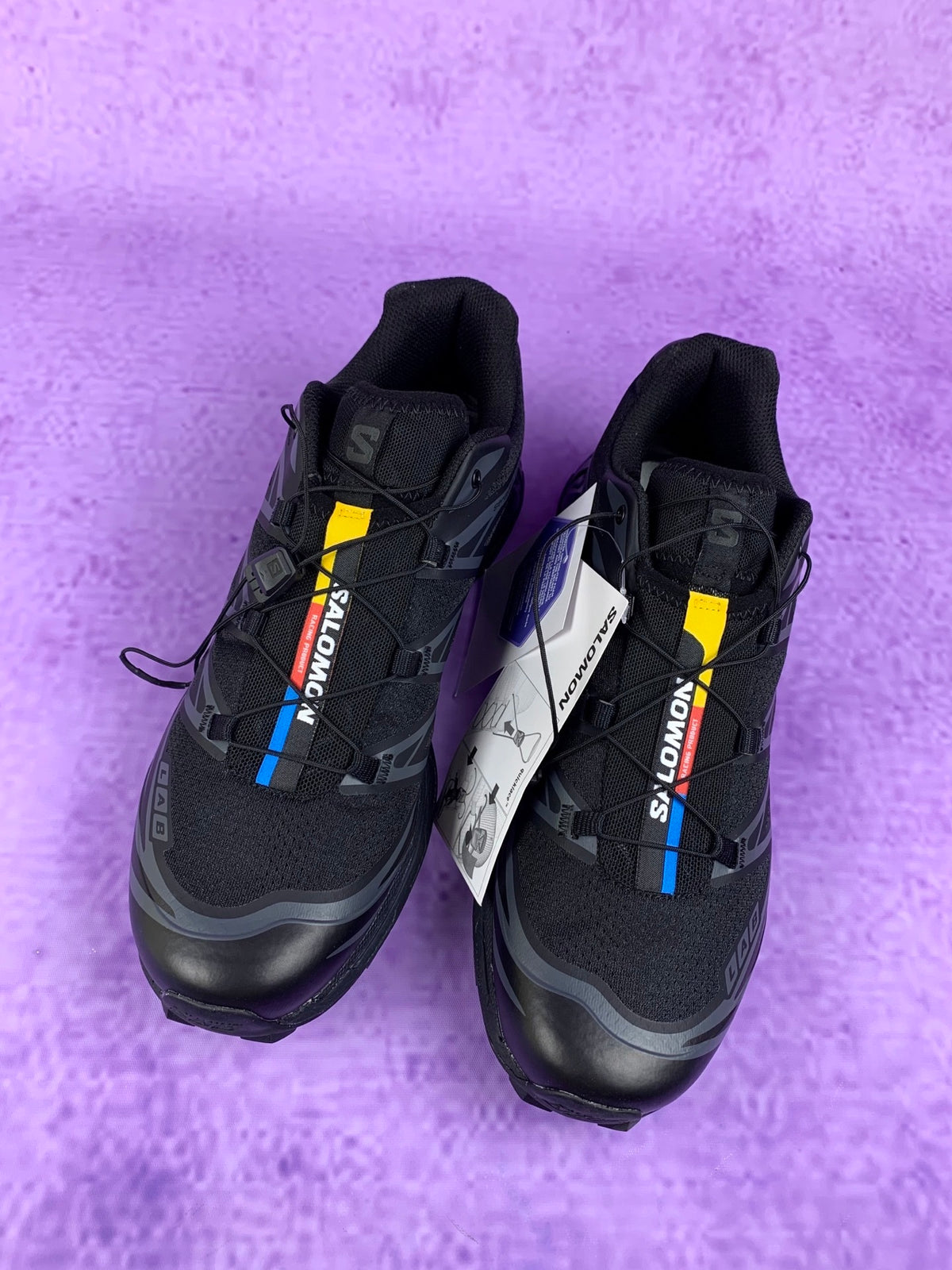 【god】萨洛蒙/salomon XT-6 系列户外越野登山跑鞋 'Triple Black' 黑彩虹 410866，3128v size：36 -46