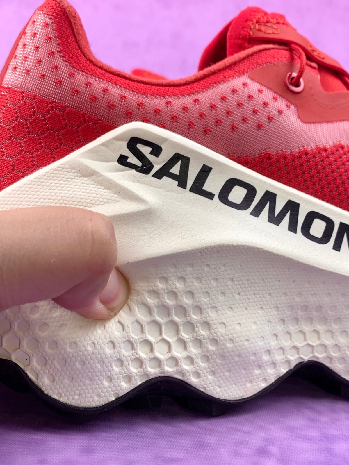 【god】萨洛蒙/Salomon S/Lab Ultra Glide 1.5 系列户外越野登山跑步鞋白红 477012， 3832xj size：36-46