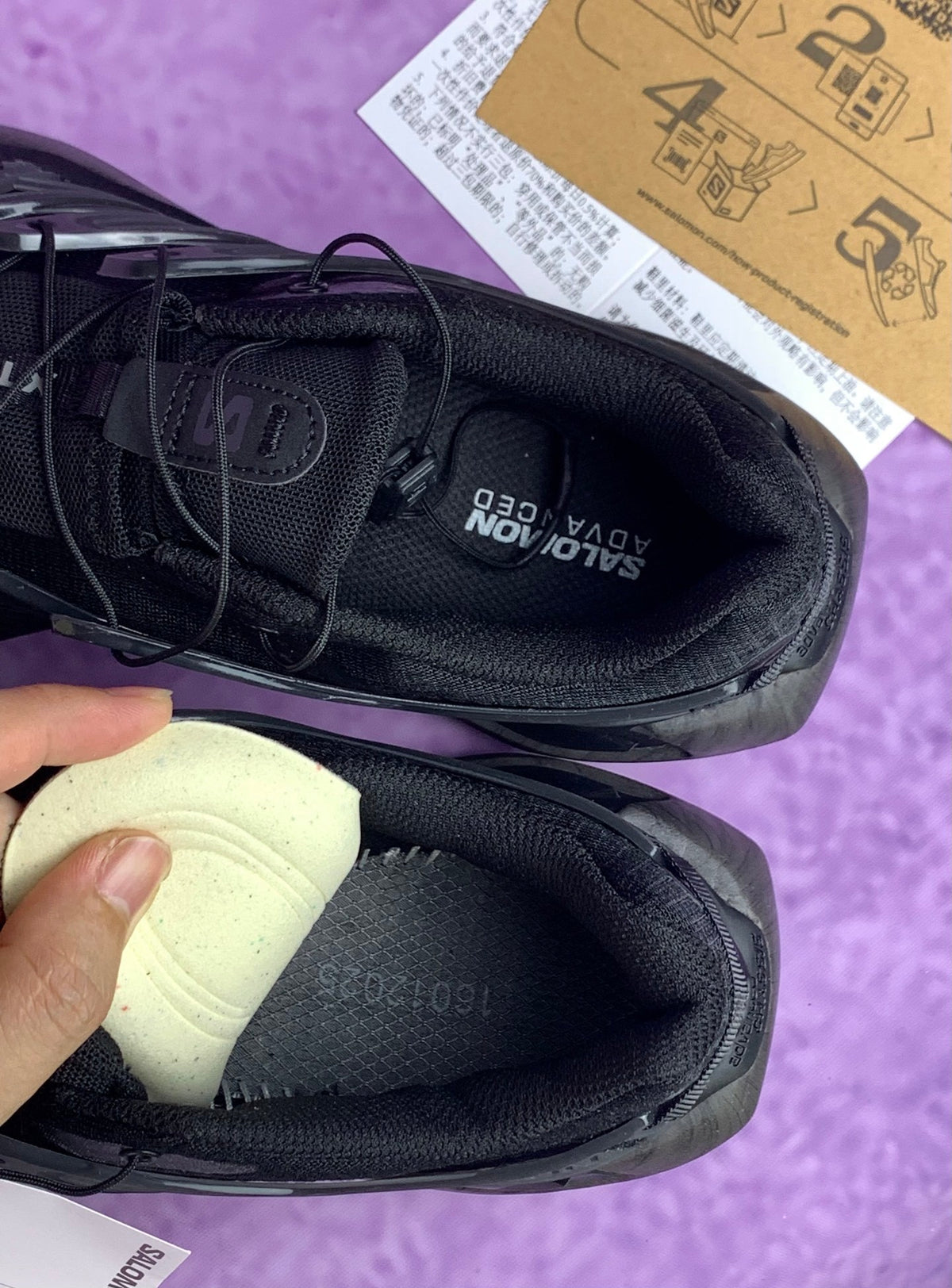 【god】萨洛蒙/salomon XT Pu.Re Advanced系列户外越野登山跑步鞋， 'Black Phantom' 黑色 474460，软鞋底，3628v size：36-46