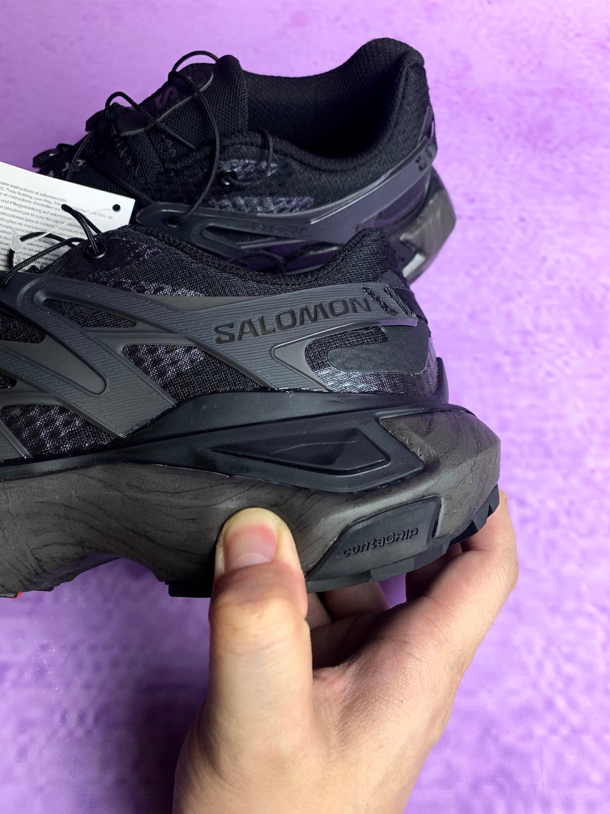 【god】萨洛蒙/salomon XT Pu.Re Advanced系列户外越野登山跑步鞋， 'Black Phantom' 黑色 474460，软鞋底，3628v size：36-46