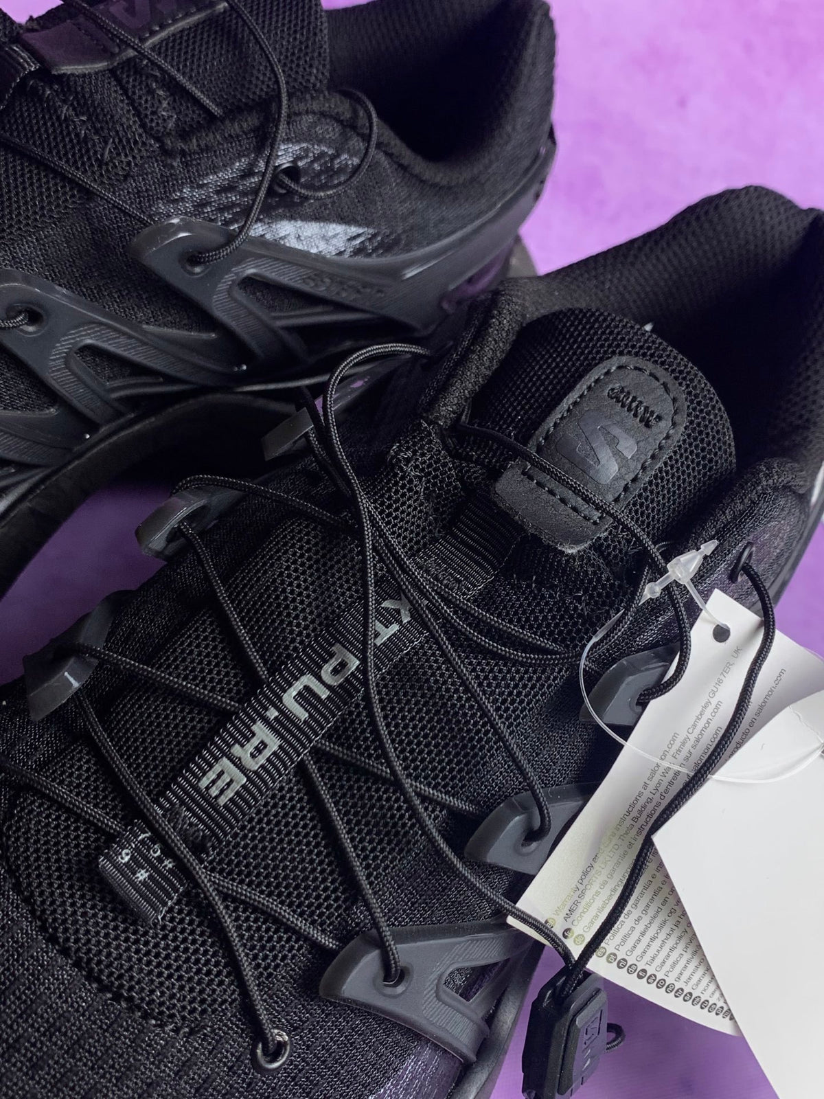 【god】萨洛蒙/salomon XT Pu.Re Advanced系列户外越野登山跑步鞋， 'Black Phantom' 黑色 474460，软鞋底，3628v size：36-46