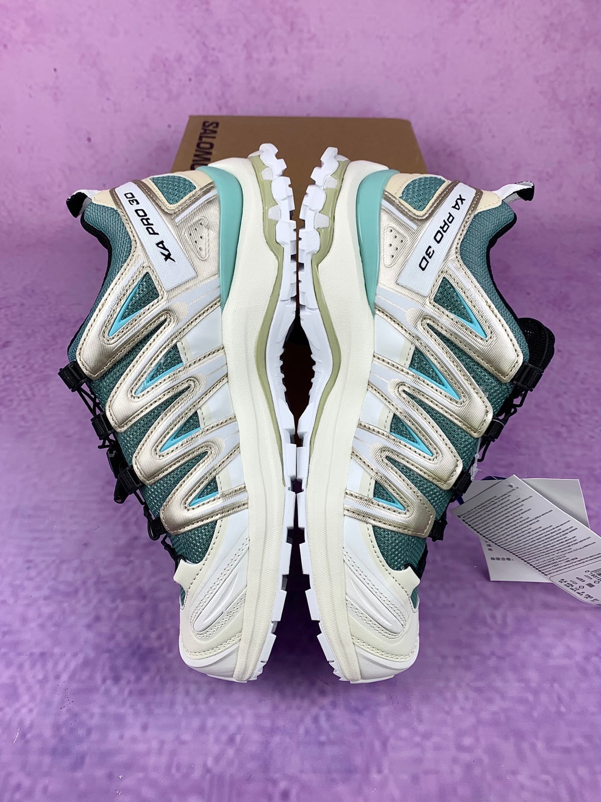 【god】萨洛蒙/salomon XA Pro 3D系列户外越野登山跑步鞋，薄薄色 413148，3428v size：36-46.5