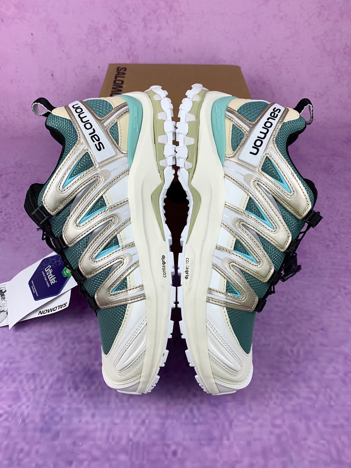 【god】萨洛蒙/salomon XA Pro 3D系列户外越野登山跑步鞋，薄薄色 413148，3428v size：36-46.5