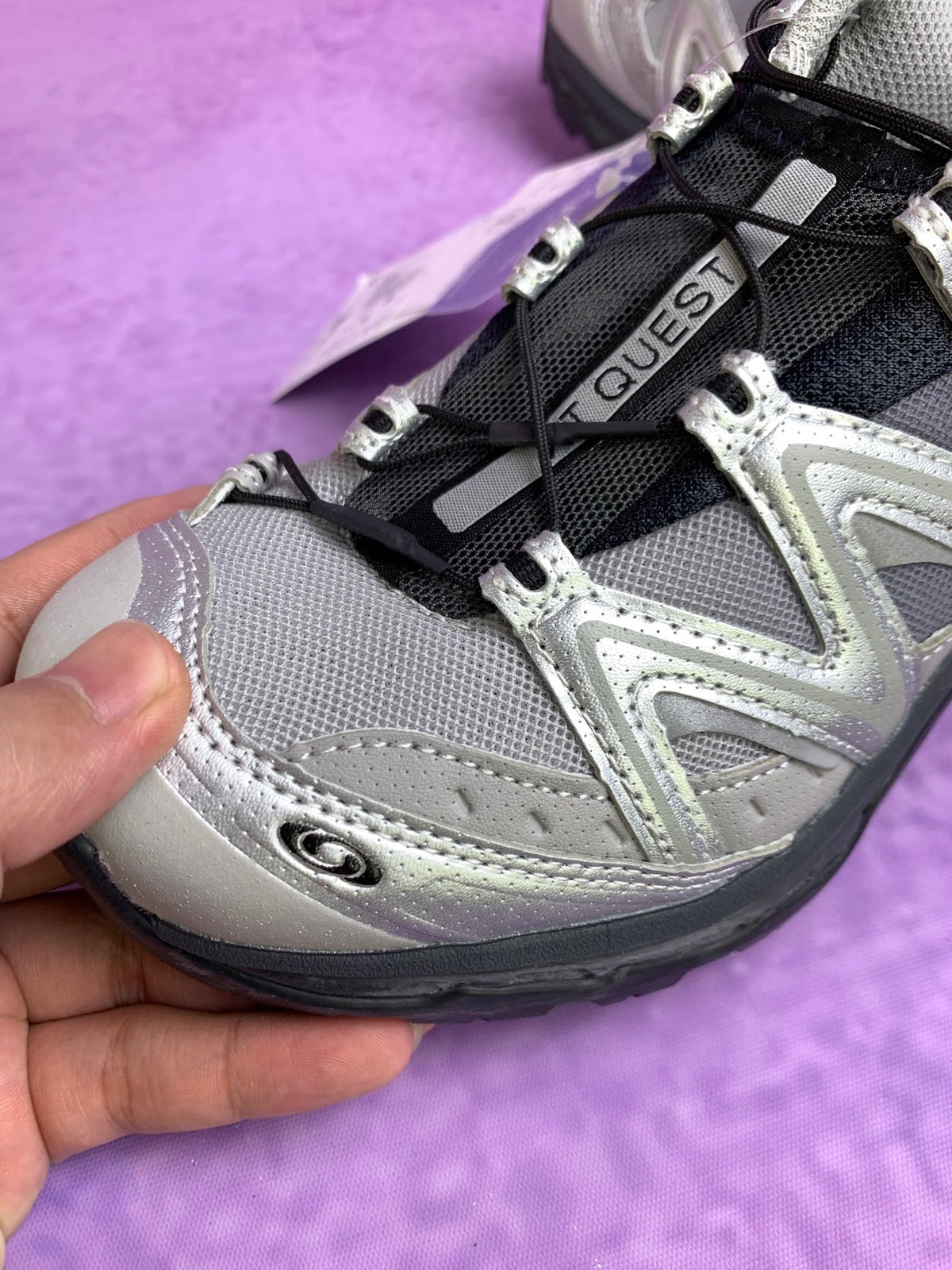 【god】萨洛蒙/salomon Xt-Quest 系列户外越野跑鞋 ，黑银 478852，3428v size：36-45
