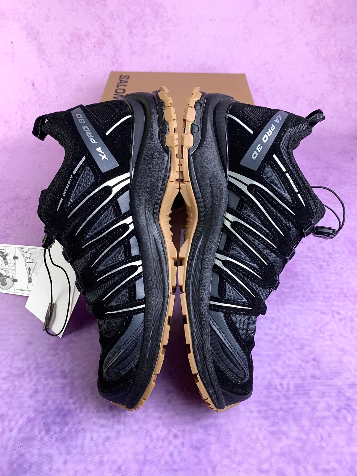 【god】萨洛蒙/salomon XA Pro 3D Suede系列户外越野登山跑步鞋，黑生胶 472433，3428v size：36-46