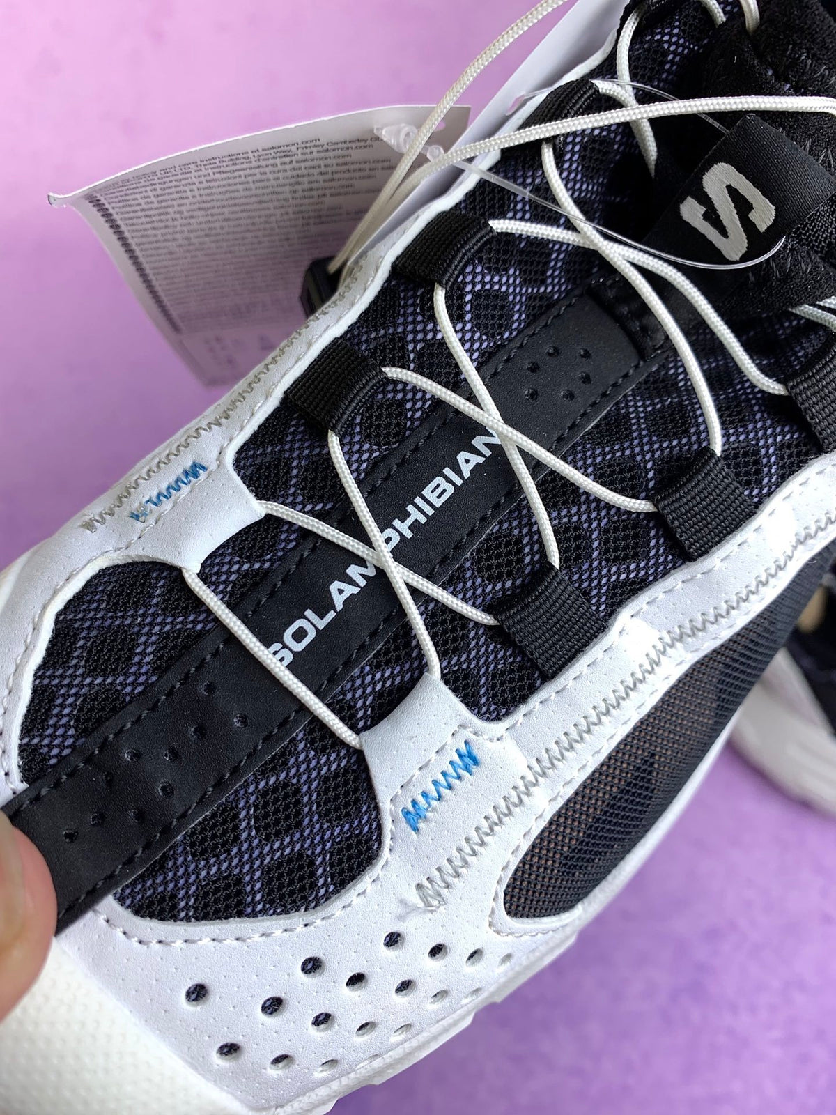 【top】萨洛蒙/Salomon Philippines系列户外溯溪涉水鞋登山轮胎鞋，黑白 477002，2821xj size：36-46