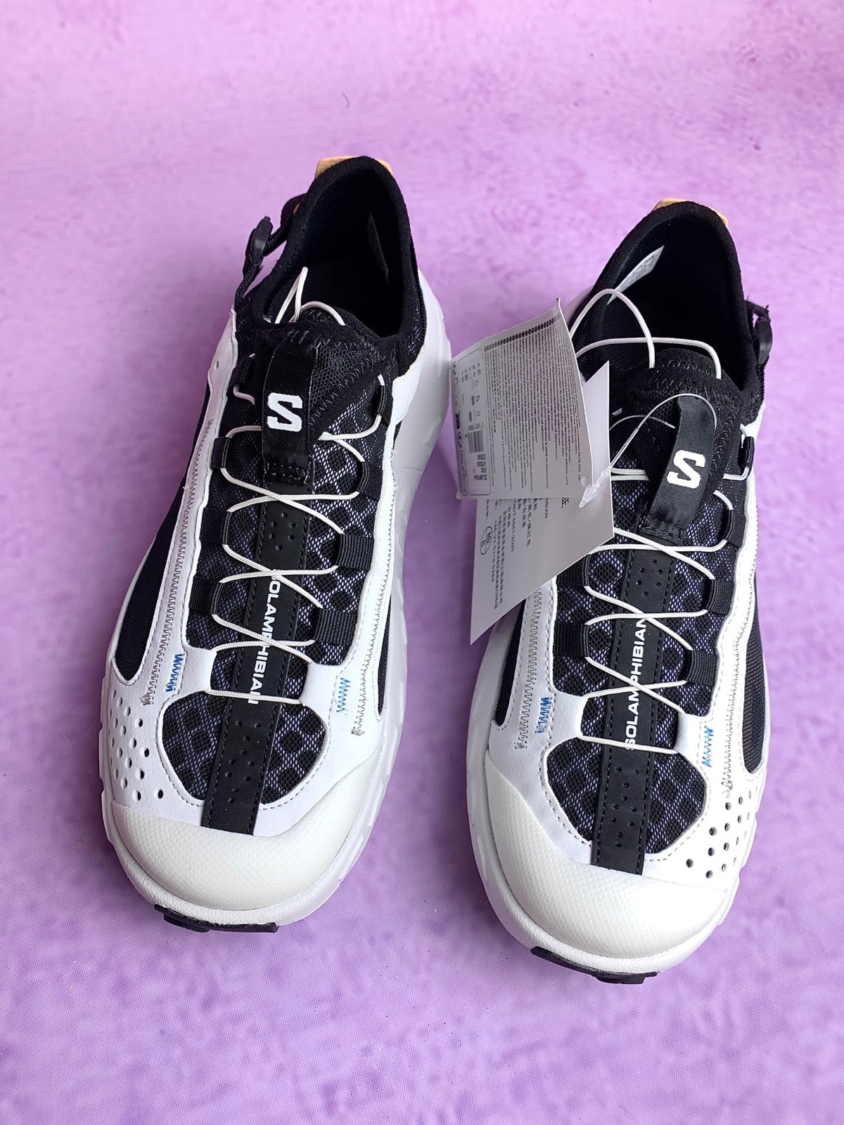 【top】萨洛蒙/Salomon Philippines系列户外溯溪涉水鞋登山轮胎鞋，黑白 477002，2821xj size：36-46