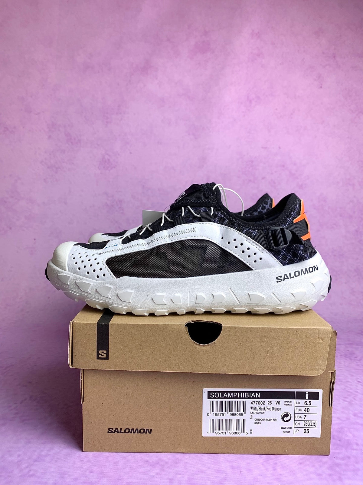 【top】萨洛蒙/Salomon Philippines系列户外溯溪涉水鞋登山轮胎鞋，黑白 477002，2821xj size：36-46