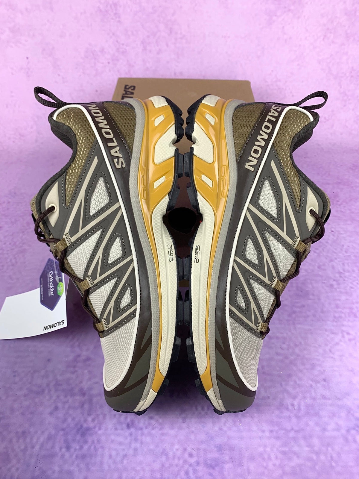 【god】萨洛蒙/salomon XT-6 Expanse系列户外越野登山跑鞋，灰棕卡其色 417416，3128v size：36 -46.5