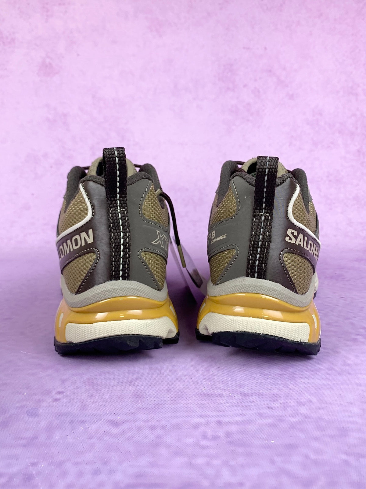 【god】萨洛蒙/salomon XT-6 Expanse系列户外越野登山跑鞋，灰棕卡其色 417416，3128v size：36 -46.5