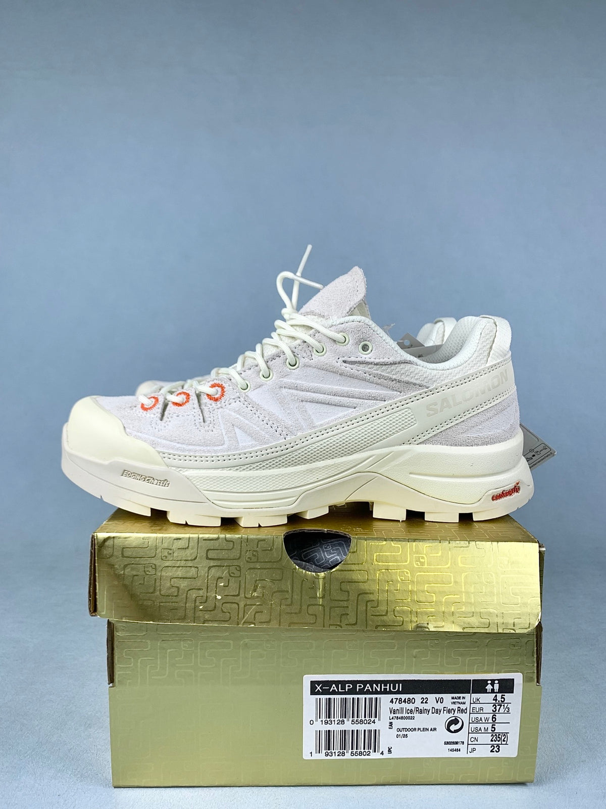 【god】萨洛蒙/Salomon X Alp Panhui系列户外越野登山跑步鞋，香草 478480，3528xj size：36-46.5