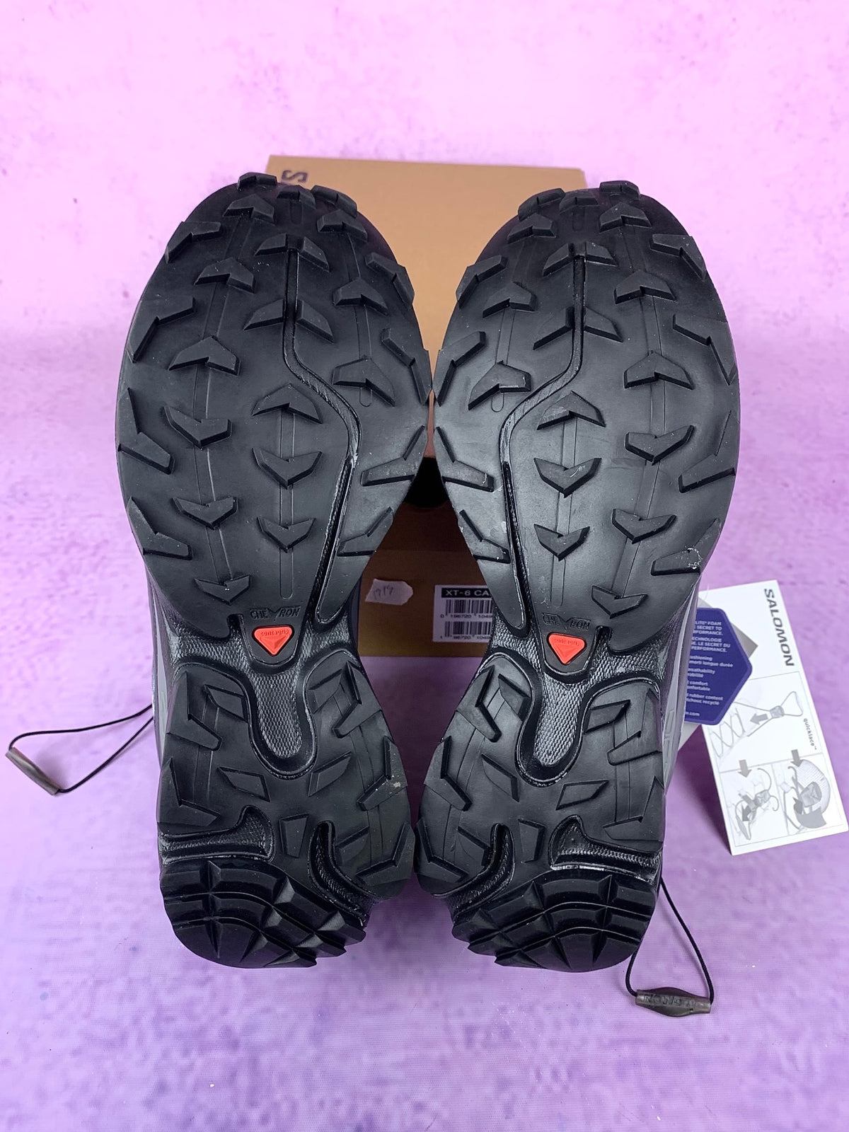 【god 防水】萨洛蒙/Salomon XT-6 Camo系列户外登山运动跑步鞋， 黑紫色 477805，3732v size：36 -46