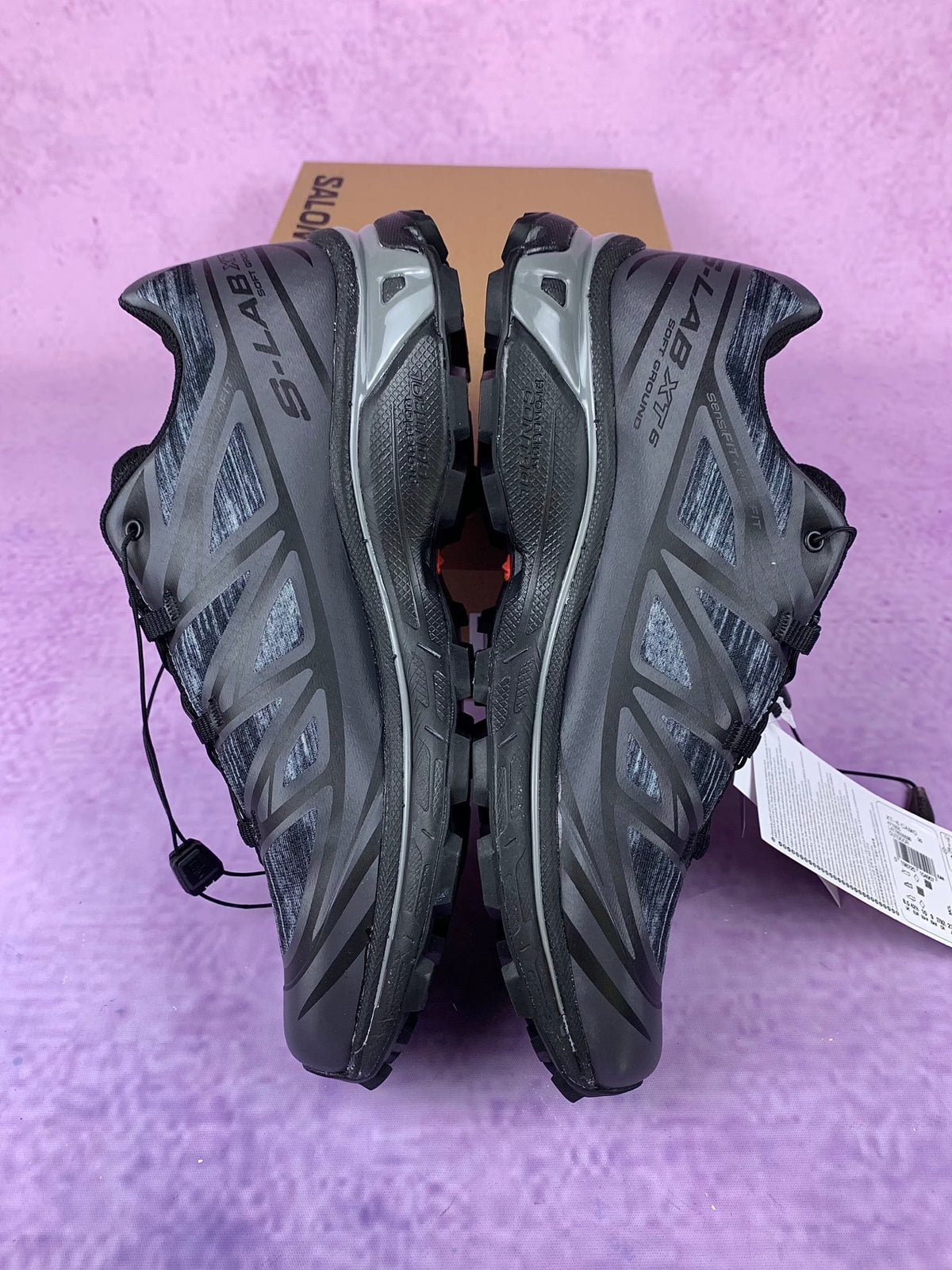 【god 防水】萨洛蒙/Salomon XT-6 Camo系列户外登山运动跑步鞋， 黑紫色 477805，3732v size：36 -46