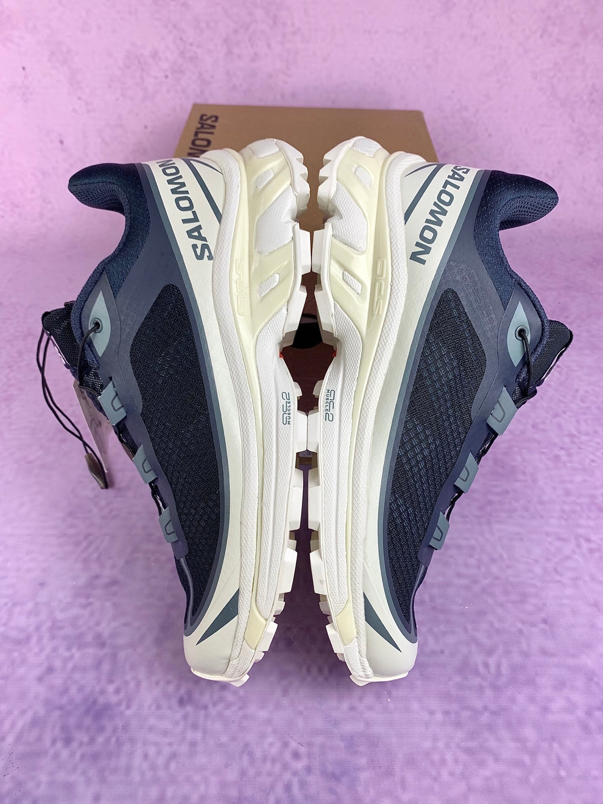 【god】萨洛蒙/salomon Xt-6 FT系列户外越野登山跑步鞋，深蓝白 471510，3428v size：36-46.5