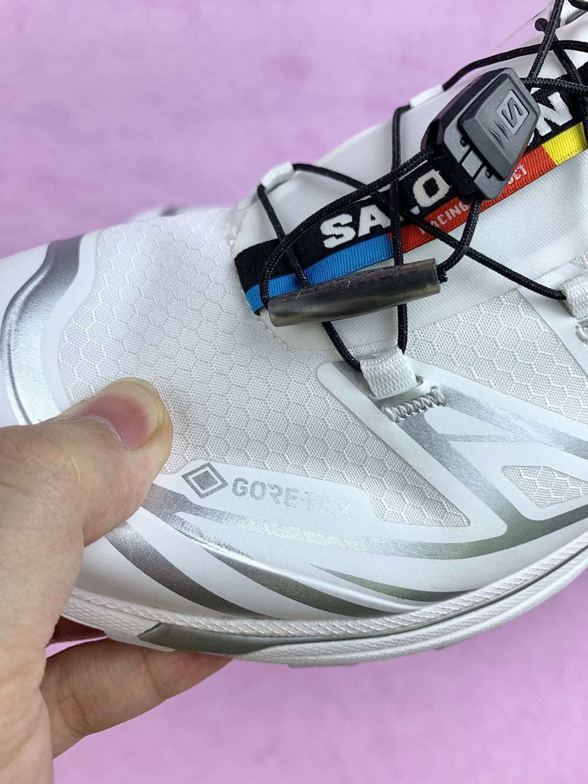 【god 防水】萨洛蒙/Salomon Xt-6 Gtx系列户外登山运动跑步鞋， 白银 475811，3732v size：36 -46