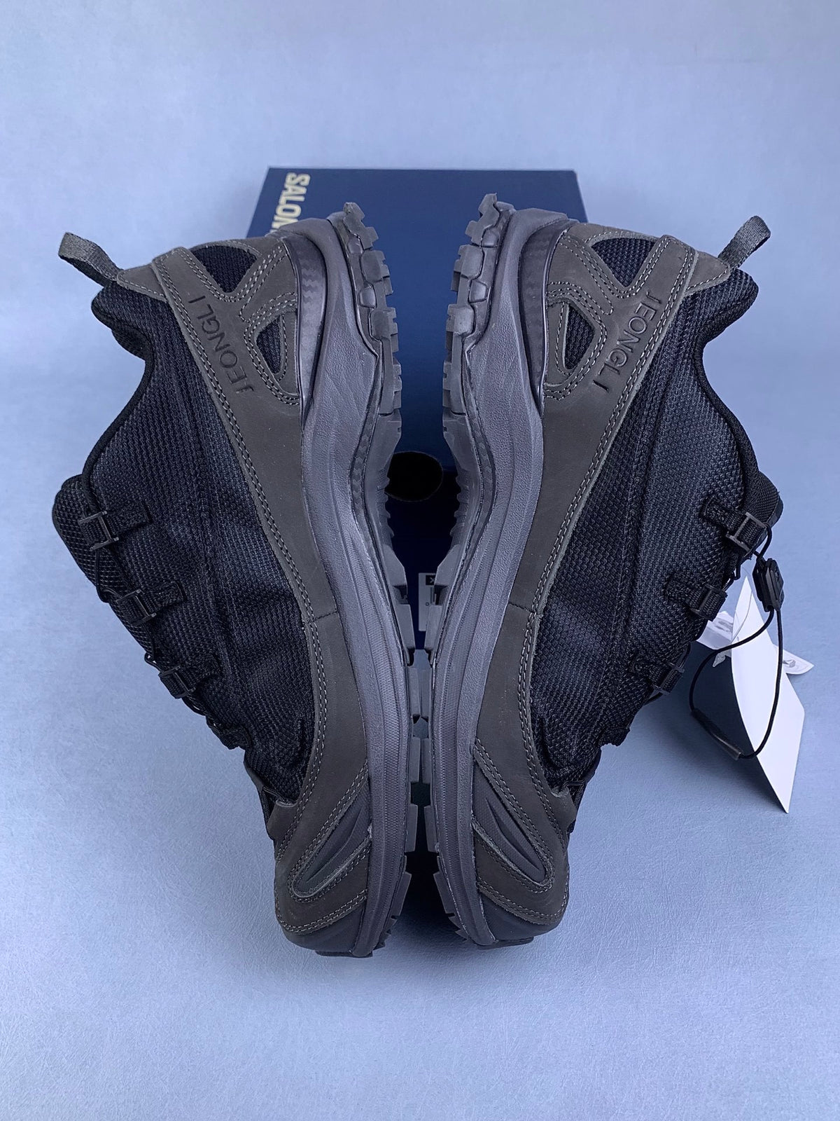 【god】萨洛蒙/Salomon XA Pro 3D x Jeong Li系列户外登山运动跑步鞋，Black & Asphalt 黑色和沥青 479616，3428v size：36-46