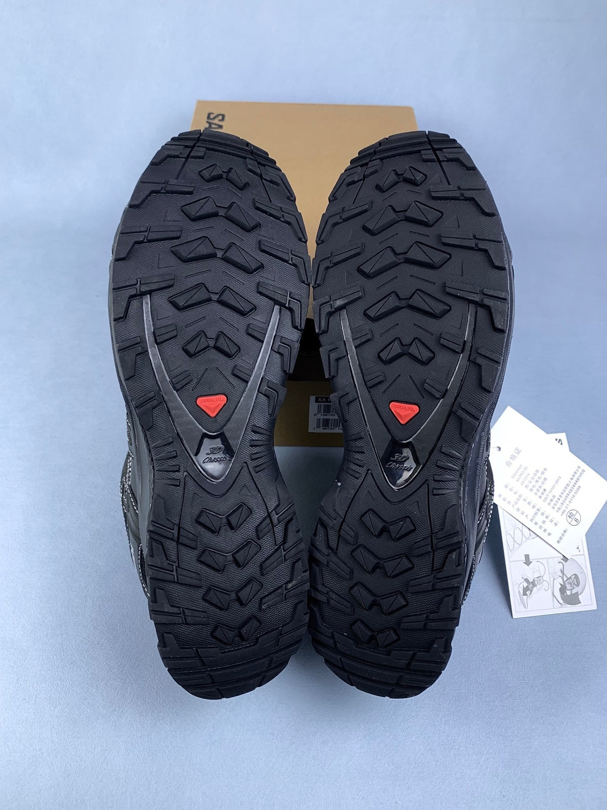 【god】萨洛蒙/Salomon XA Pro 3D 系列户外登山徒步运动跑步鞋，黑色白线条 491274，3428v size：36 -46