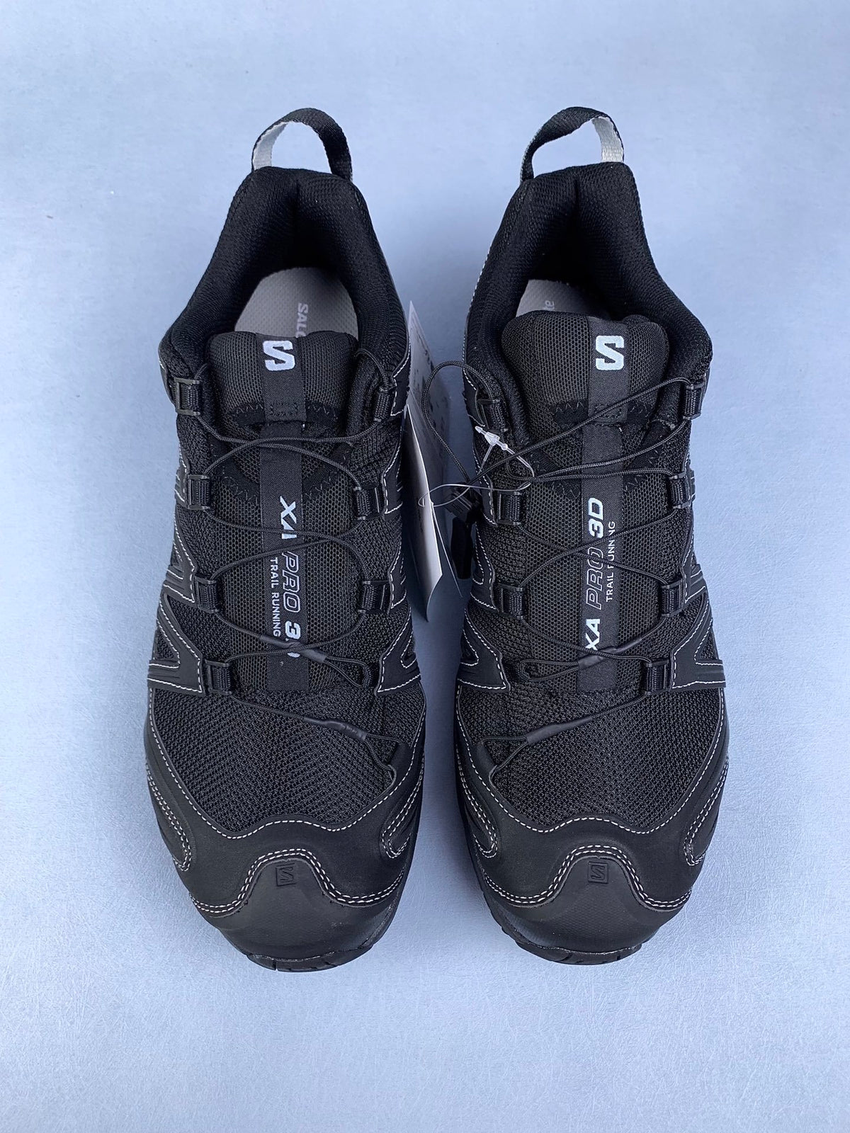【god】萨洛蒙/Salomon XA Pro 3D 系列户外登山徒步运动跑步鞋，黑色白线条 491274，3428v size：36 -46