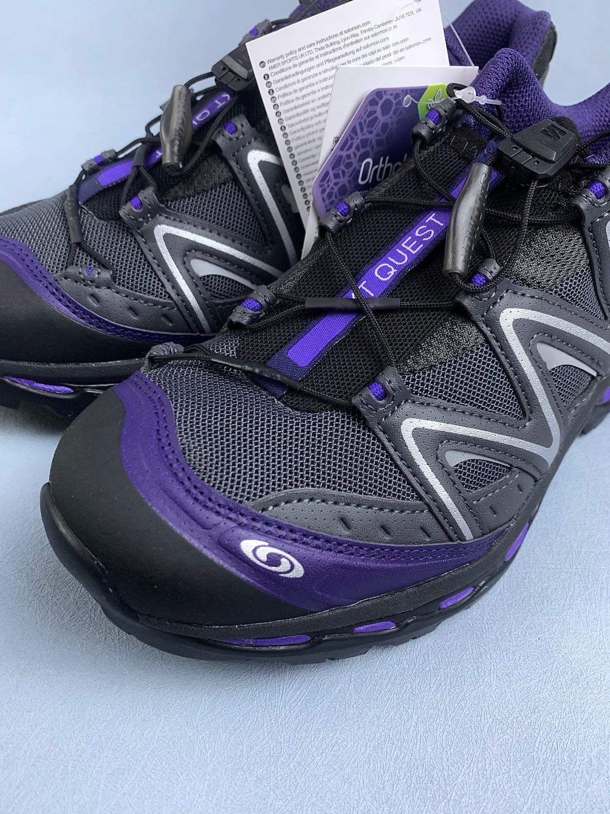 【god】萨洛蒙/Salomon XT-Quest系列户外登山徒步运动跑步鞋，黑紫色 491260，3428v size：36-46