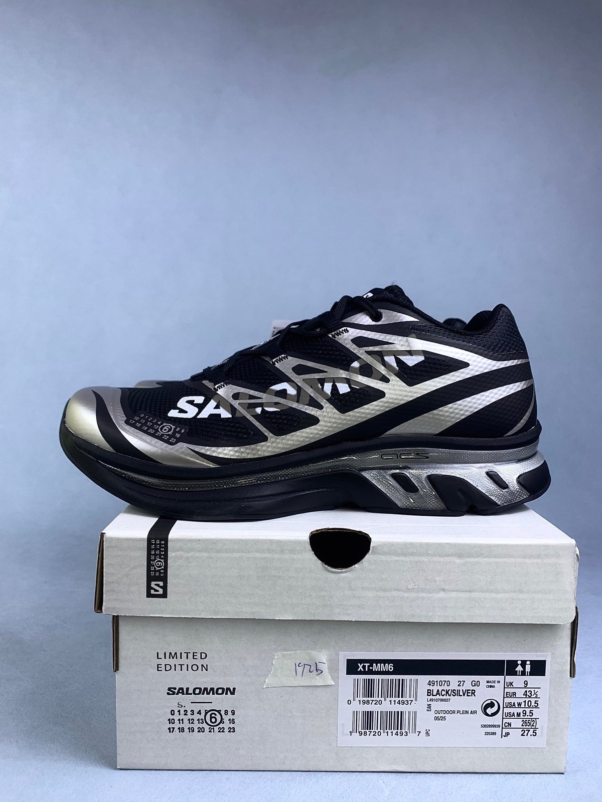 【god】萨洛蒙/Salomon x Margiela XT-MM6联名系列户外休闲运动鞋，Black Silver 黑银 491070，4438v size：36 -46
