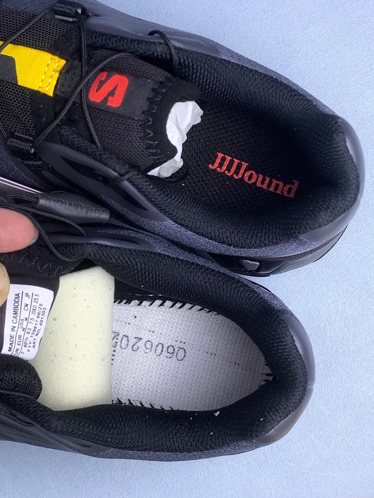 【东莞】萨洛蒙/Salomon Xt-6 Jjjjound系列户外登山徒步运动鞋，黑红色 491303，3730v size：36-46