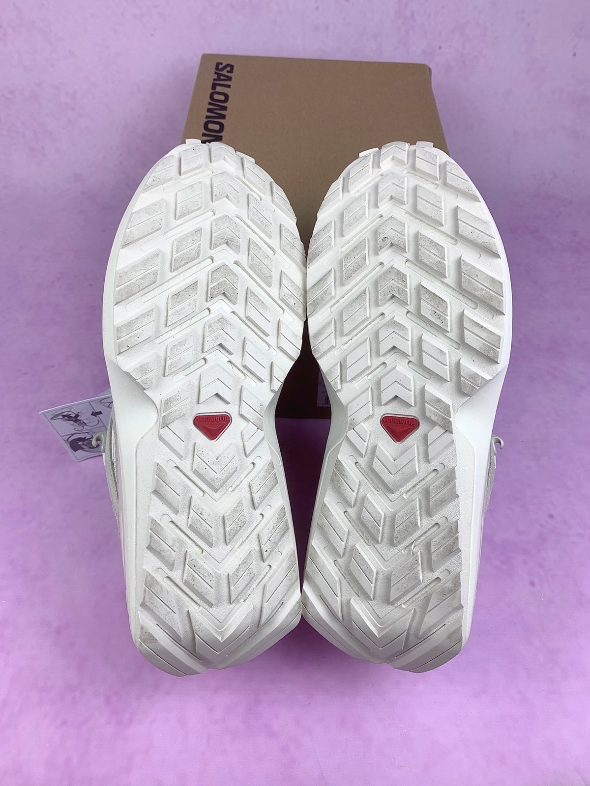 【东莞】萨洛蒙/Salomon Odyssey Elmt low系列户外登山徒步运动跑步鞋，翻毛白灰 474371，3326v size：40-46
