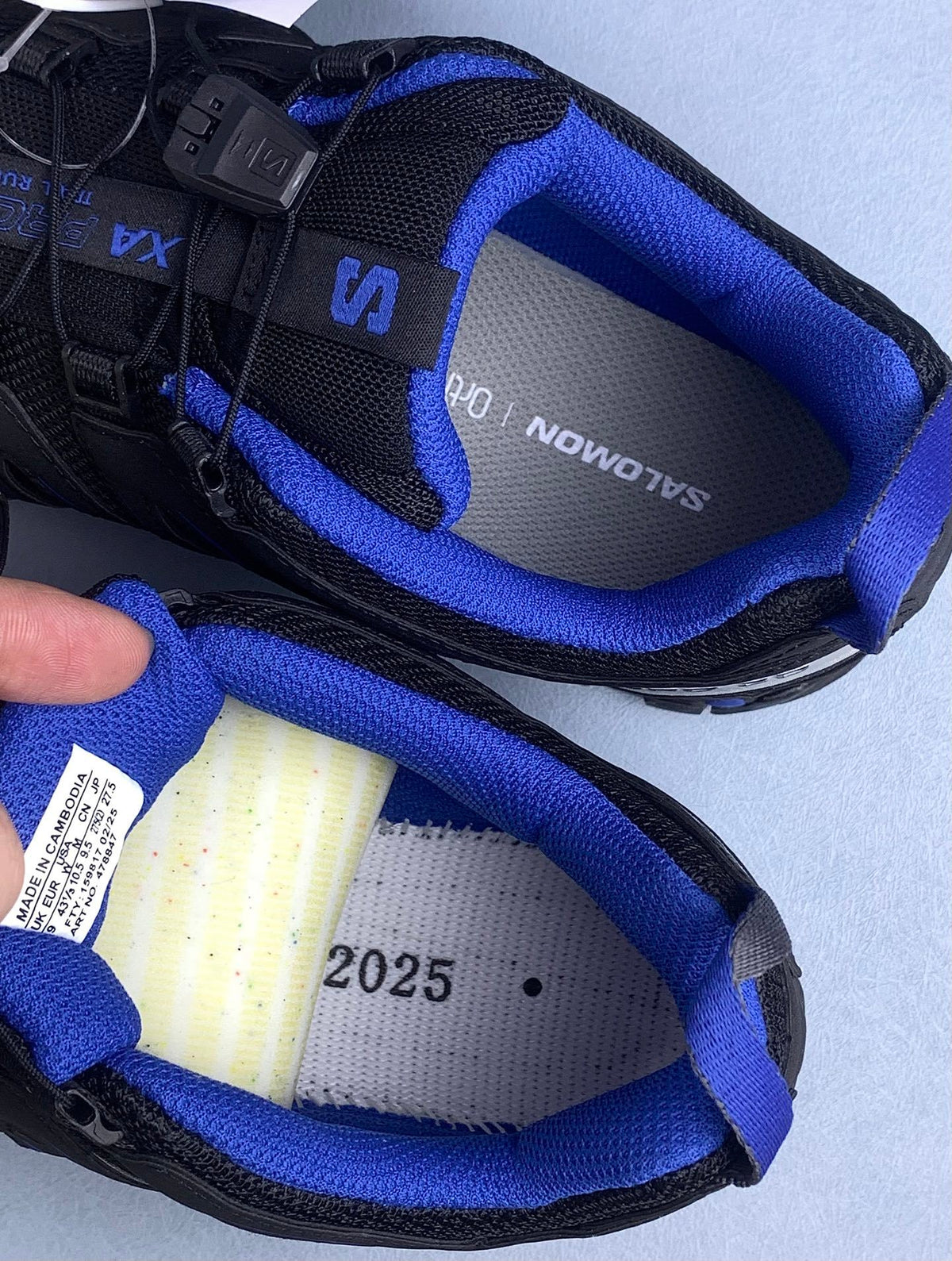 【god】萨洛蒙/SSalomon XA PRO 3D系列户外登山徒步运动跑步鞋，机能风黑蓝银 478847，3226v size：36 -46