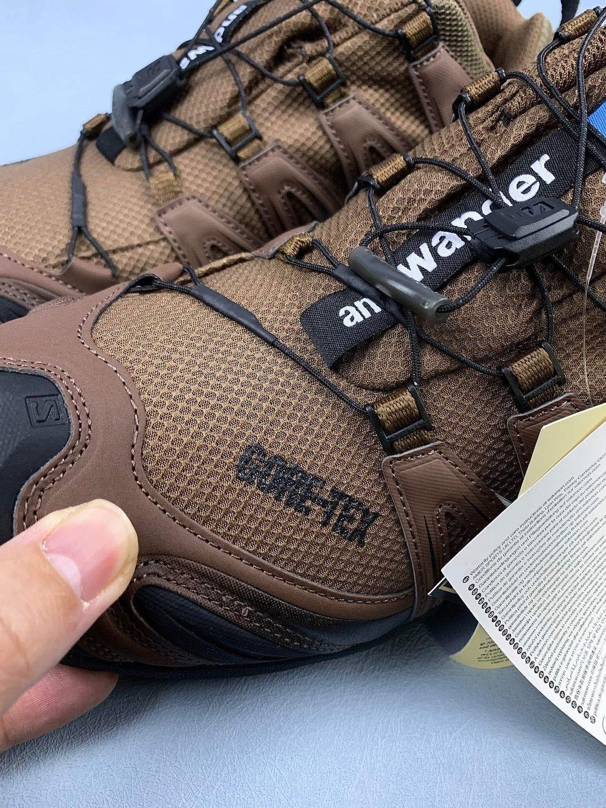 【god 】萨洛蒙/Salomon XA Pro 3D GTX x And Wander系列经典户外越野跑鞋，深土色 474121，3226v size：36 -46