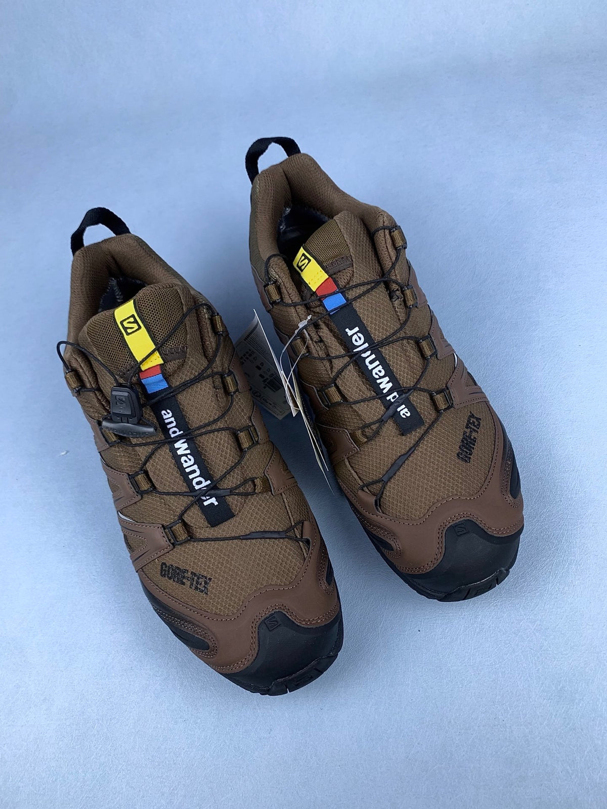 【god 】萨洛蒙/Salomon XA Pro 3D GTX x And Wander系列经典户外越野跑鞋，深土色 474121，3226v size：36 -46