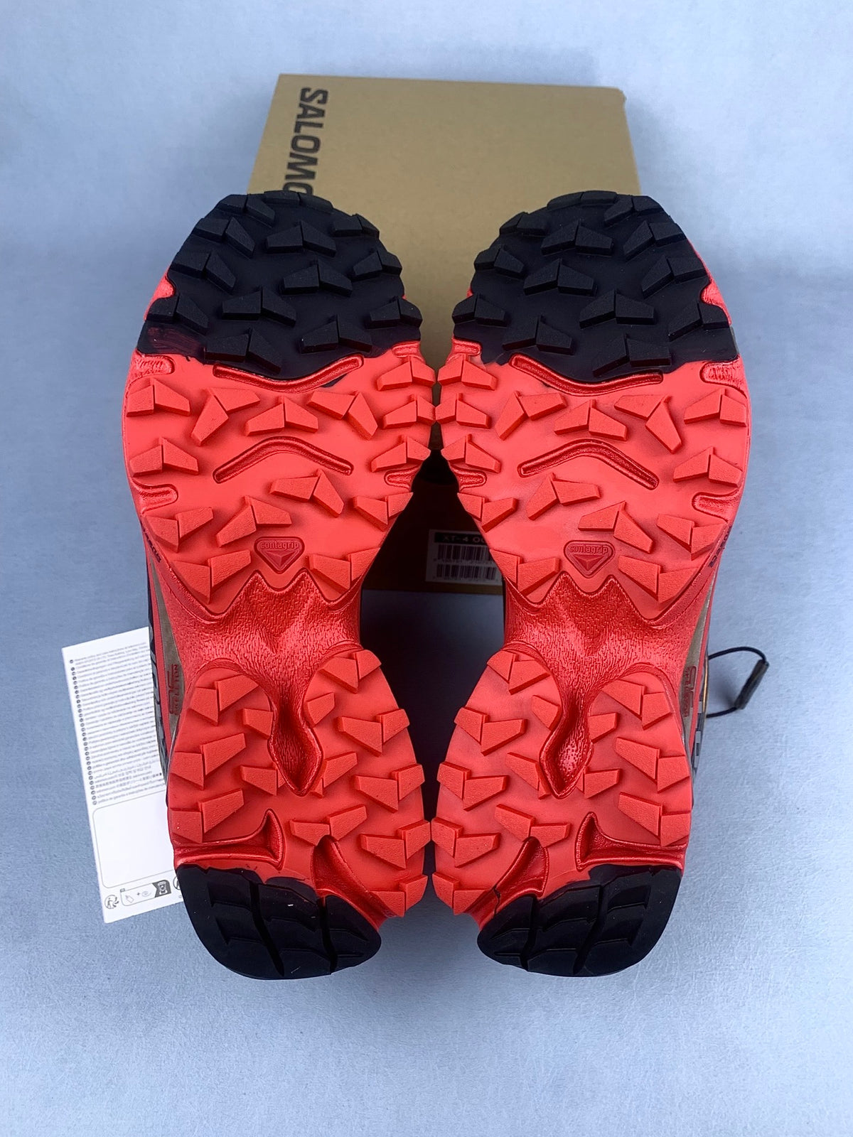 【god 】萨洛蒙/Salomon XT-4 OG 系列户外机能越野跑鞋，火焰红渐变 470242，3326v size：36 -46