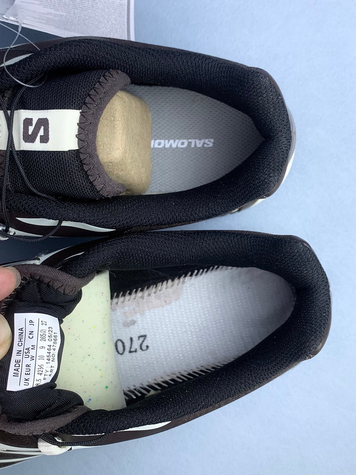 【god 】萨洛蒙/Salomon XT-6 系列户外机能越野跑鞋，黑咖啡香草色 478661，3328v size：36-46