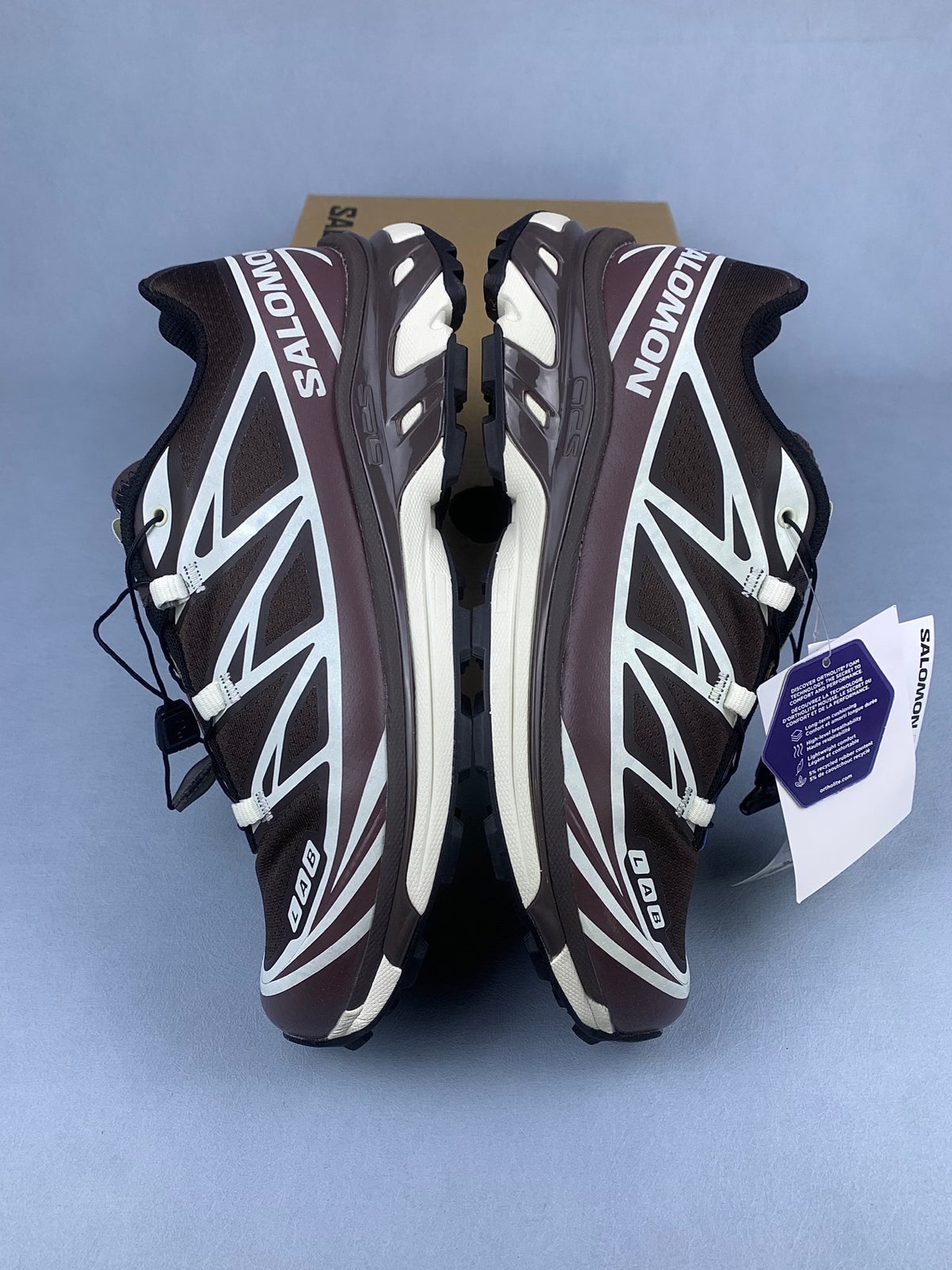 【god 】萨洛蒙/Salomon XT-6 系列户外机能越野跑鞋，黑咖啡香草色 478661，3328v size：36-46