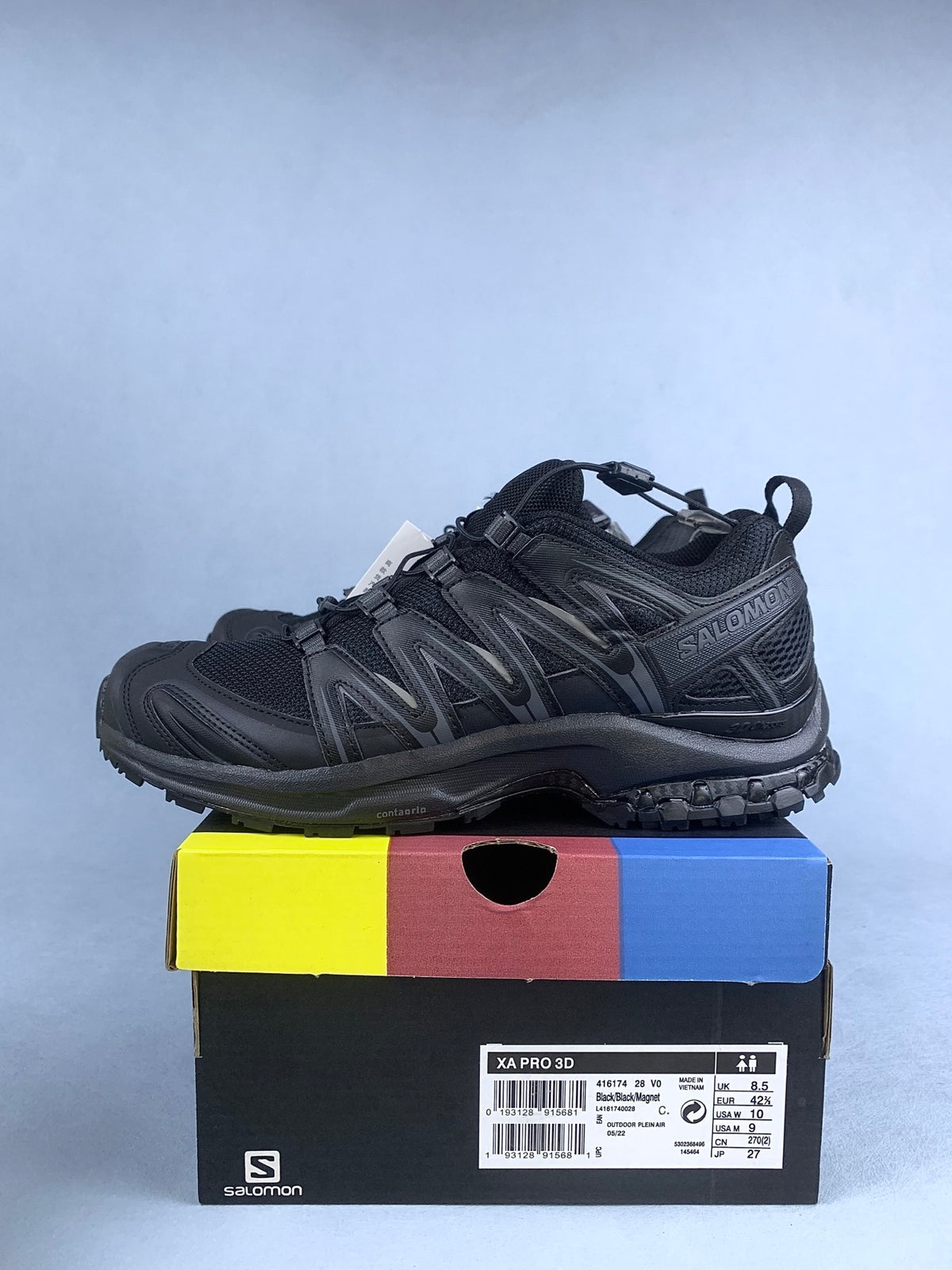 【god 23年】萨洛蒙/Salomon XA PRO 3D 系列户外越野徒步鞋，黑武士 416174，3226v size：36-46