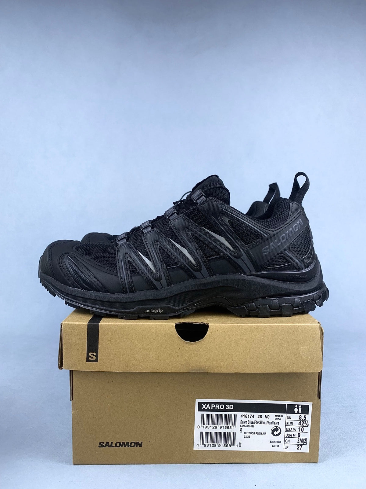 【god 25年】萨洛蒙/Salomon XA PRO 3D 系列户外越野徒步鞋，黑武士 416174，3226v size：36 -46